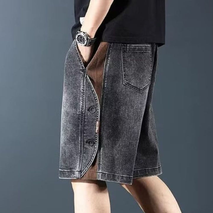 Dario Retro Button Shorts