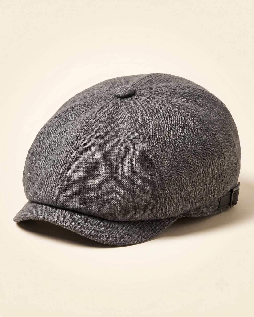Virgilio Textured Woven Newsboy Cap